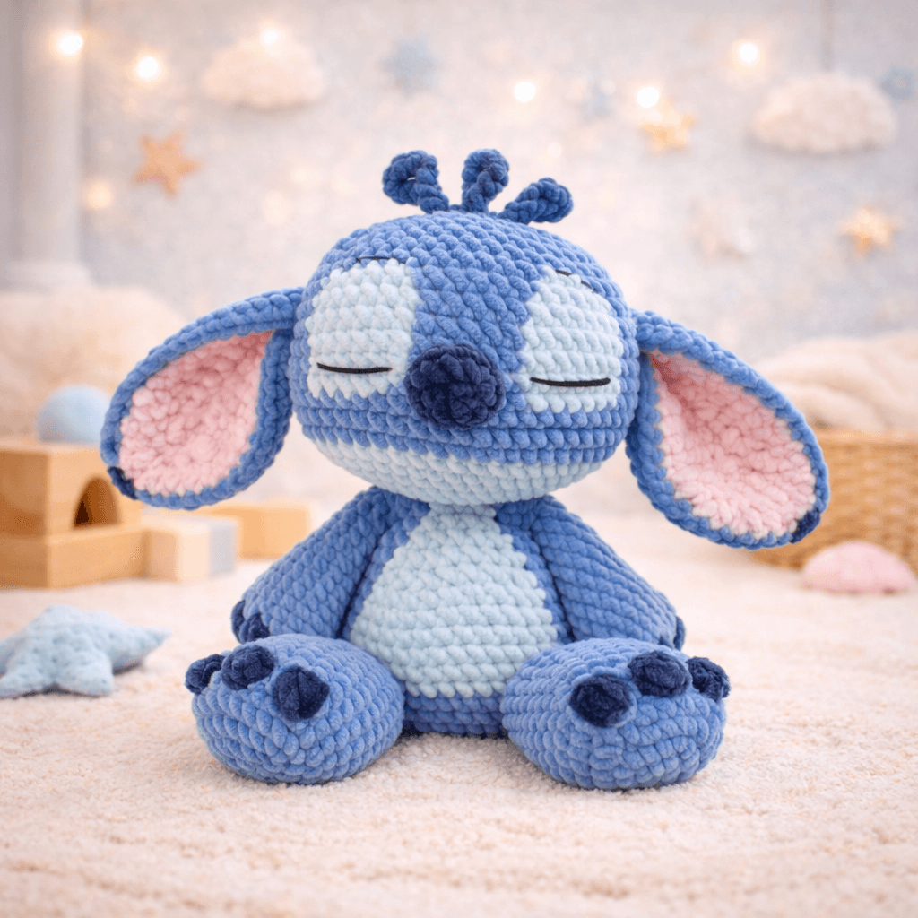 Μπλού ο Μικρός Μπλε Φίλος Amigurumi | Happy Love Creation