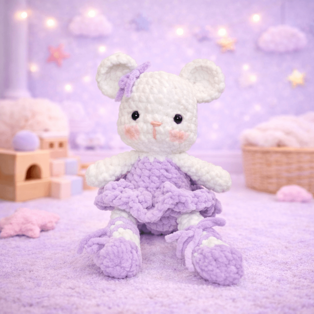 Λίλι η Πλεκτή Μπαλαρίνα Amigurumi | Happy Love Creation
