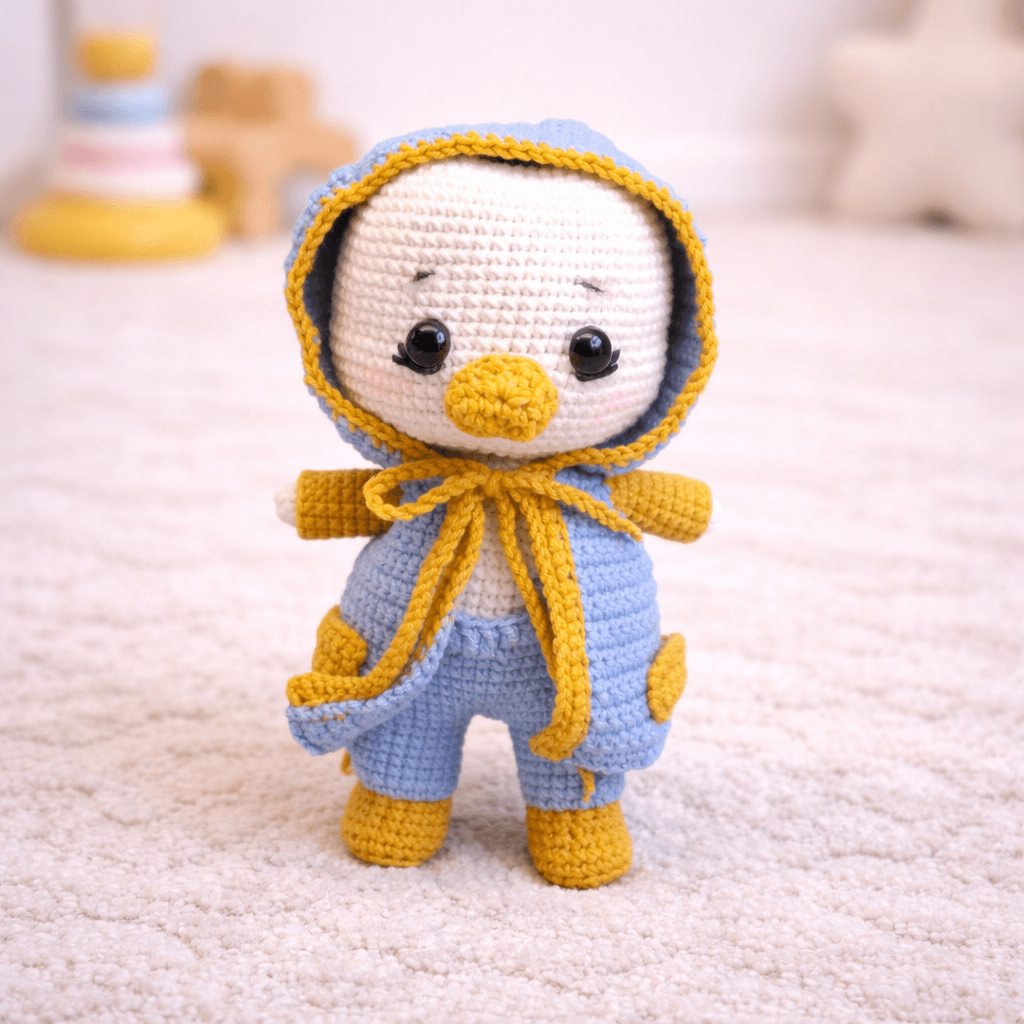 Μπεν το Μικρό Παπάκι Amigurumi 26εκ. | Happy Love Creation