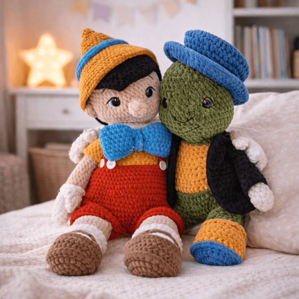 Κρίκετ – Χειροποίητος Πλεκτός Γρύλλος 35εκ | Happy Love Creation