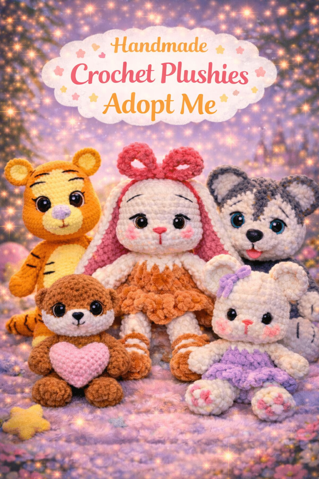 Χειροποίητα πλεκτά κουκλάκια