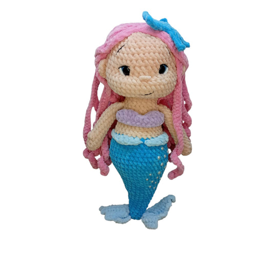 Μέλια η Πλεκτή Γοργονούλα Amigurumi – Χειροποίητη Κούκλα Αγκαλιάς | Happy Love Creation