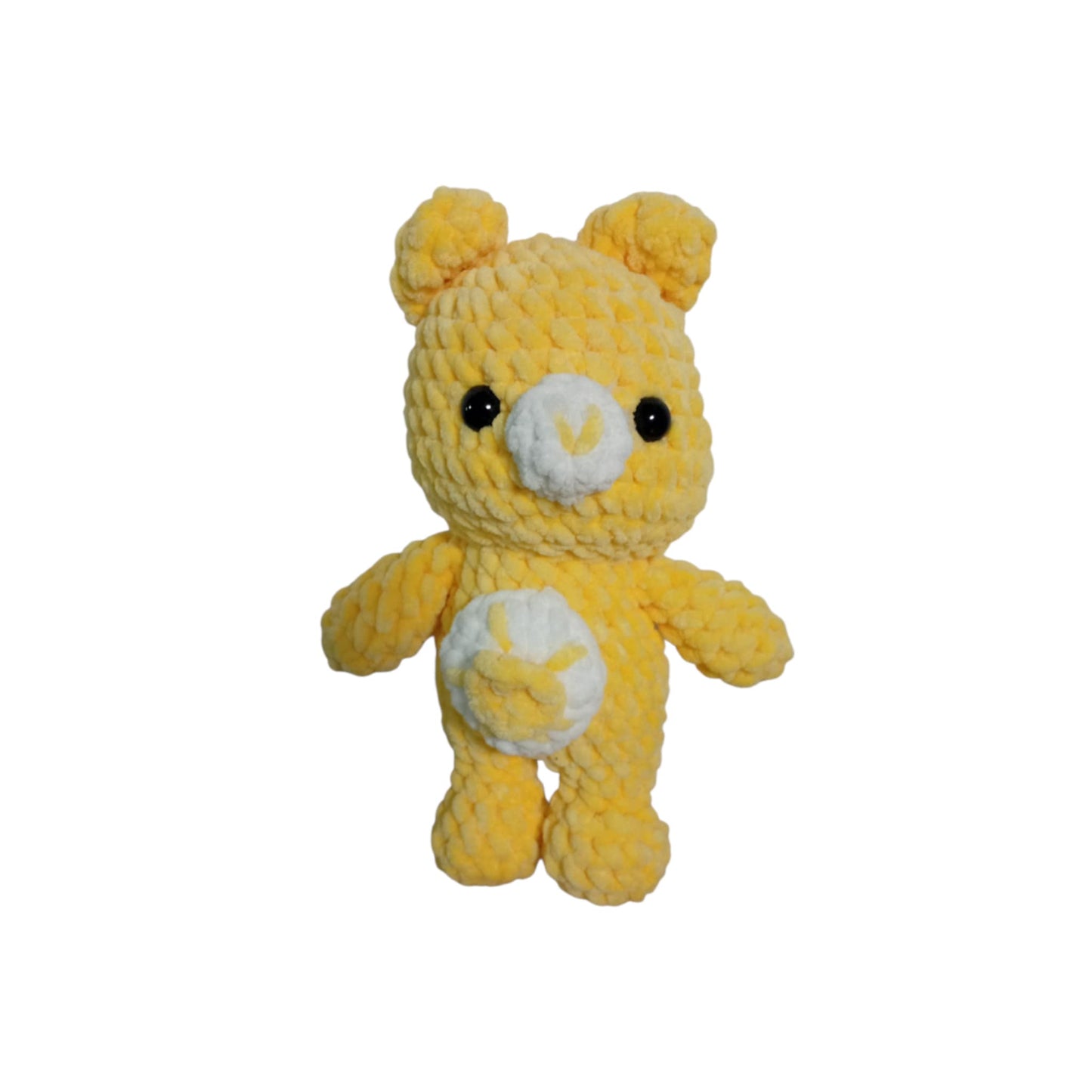 Φωτεινούλα το Κίτρινο Αρκουδάκι Amigurumi 23εκ. | Happy Love Creation