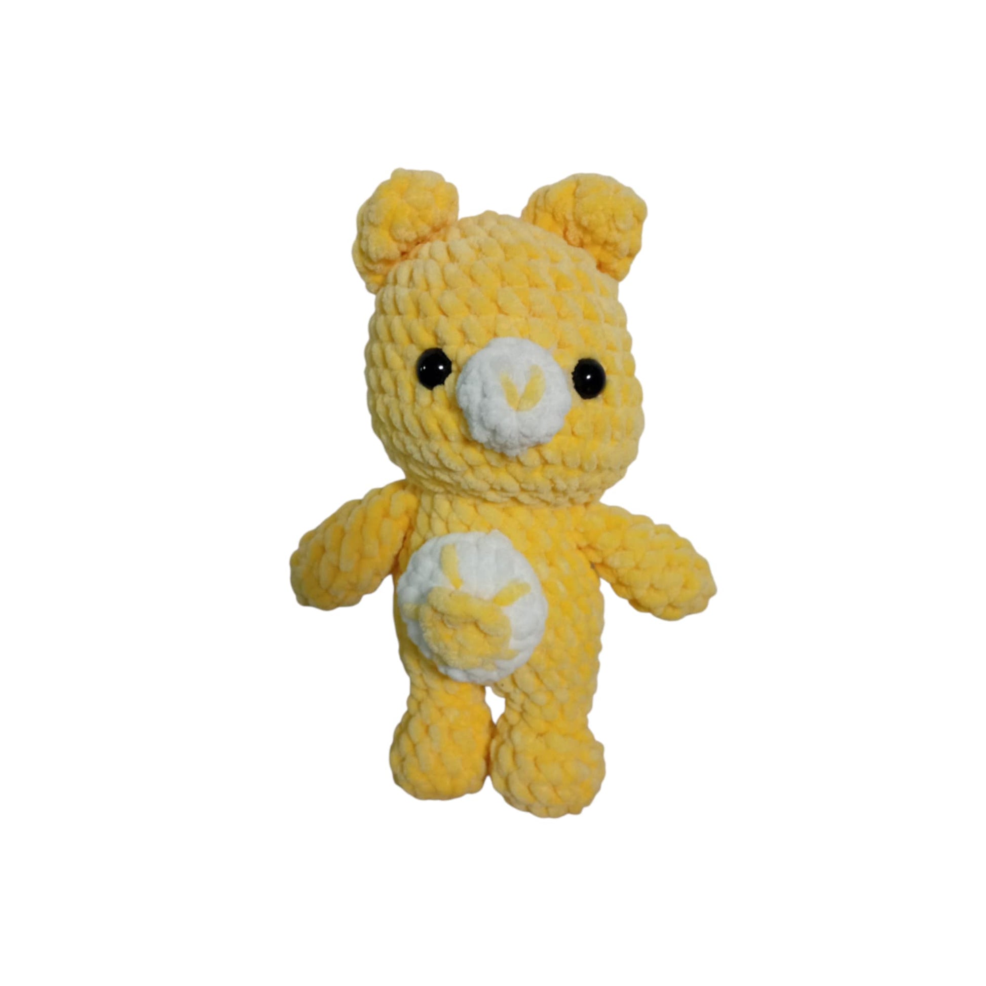 Φωτεινούλα το Κίτρινο Αρκουδάκι Amigurumi 23εκ. | Happy Love Creation