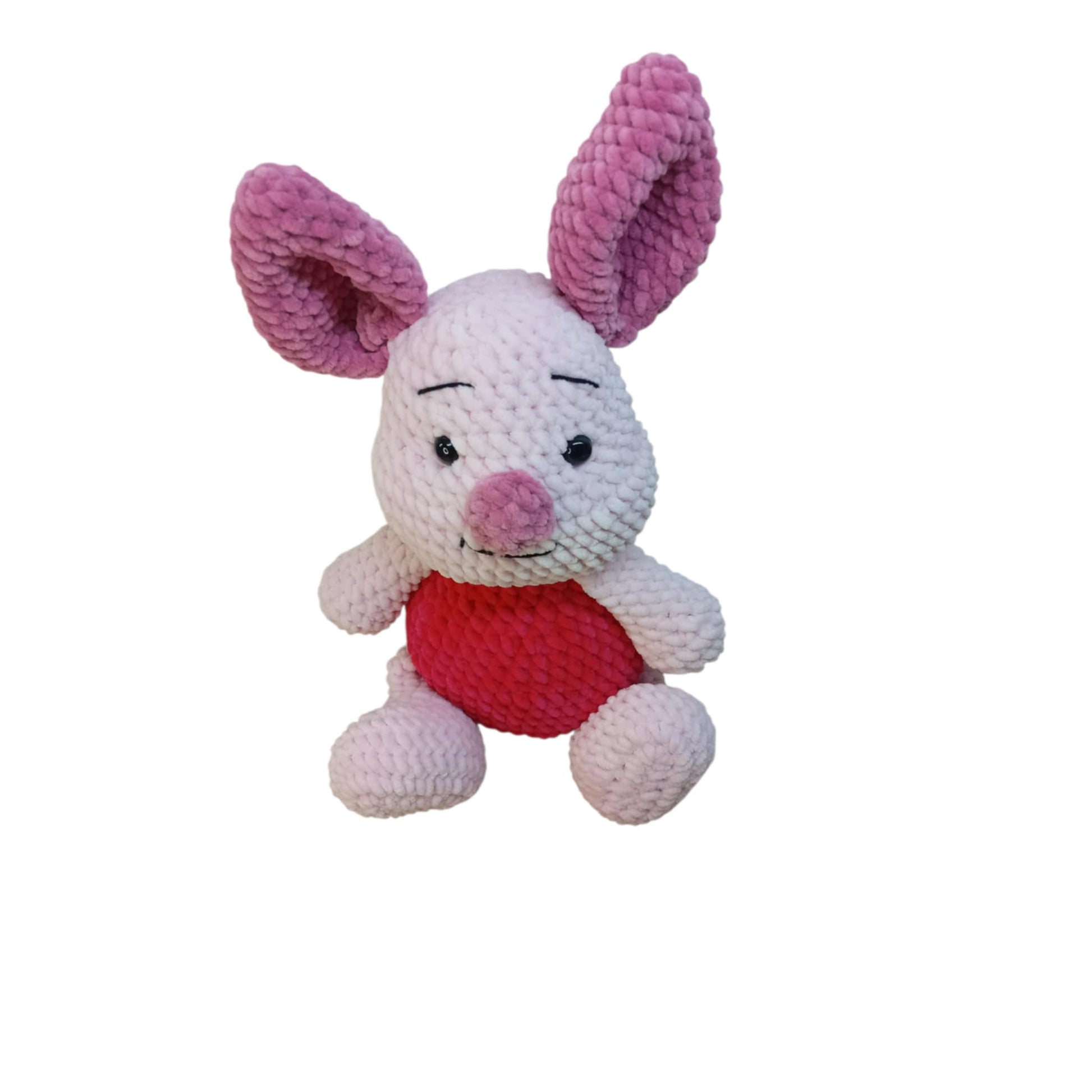 Πίκο το Πλεκτό Γουρουνάκι με Καρδούλα Amigurumi | Happy Love Creation