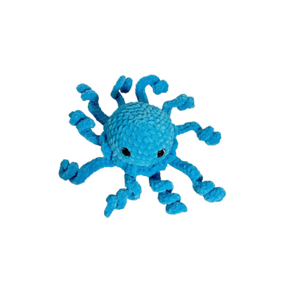Όσκαρ το Μπλε Χταποδάκι Amigurumi 19εκ. | Happy Love Creation
