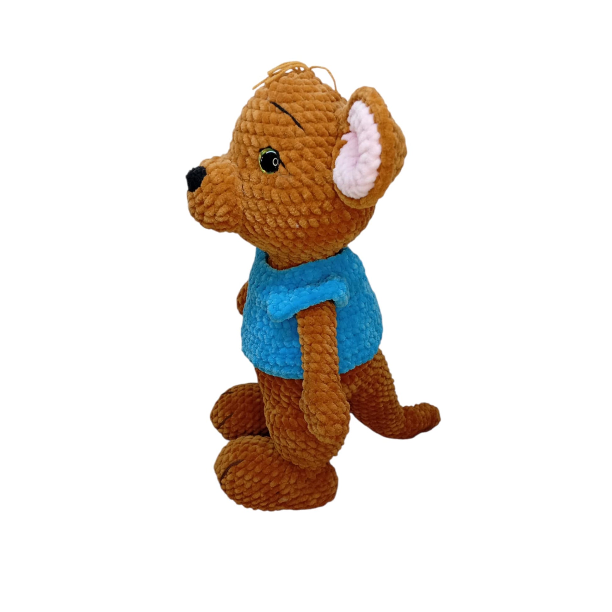 Μπρούνο το Πλεκτό Αρκουδάκι Amigurumi | Happy Love Creation