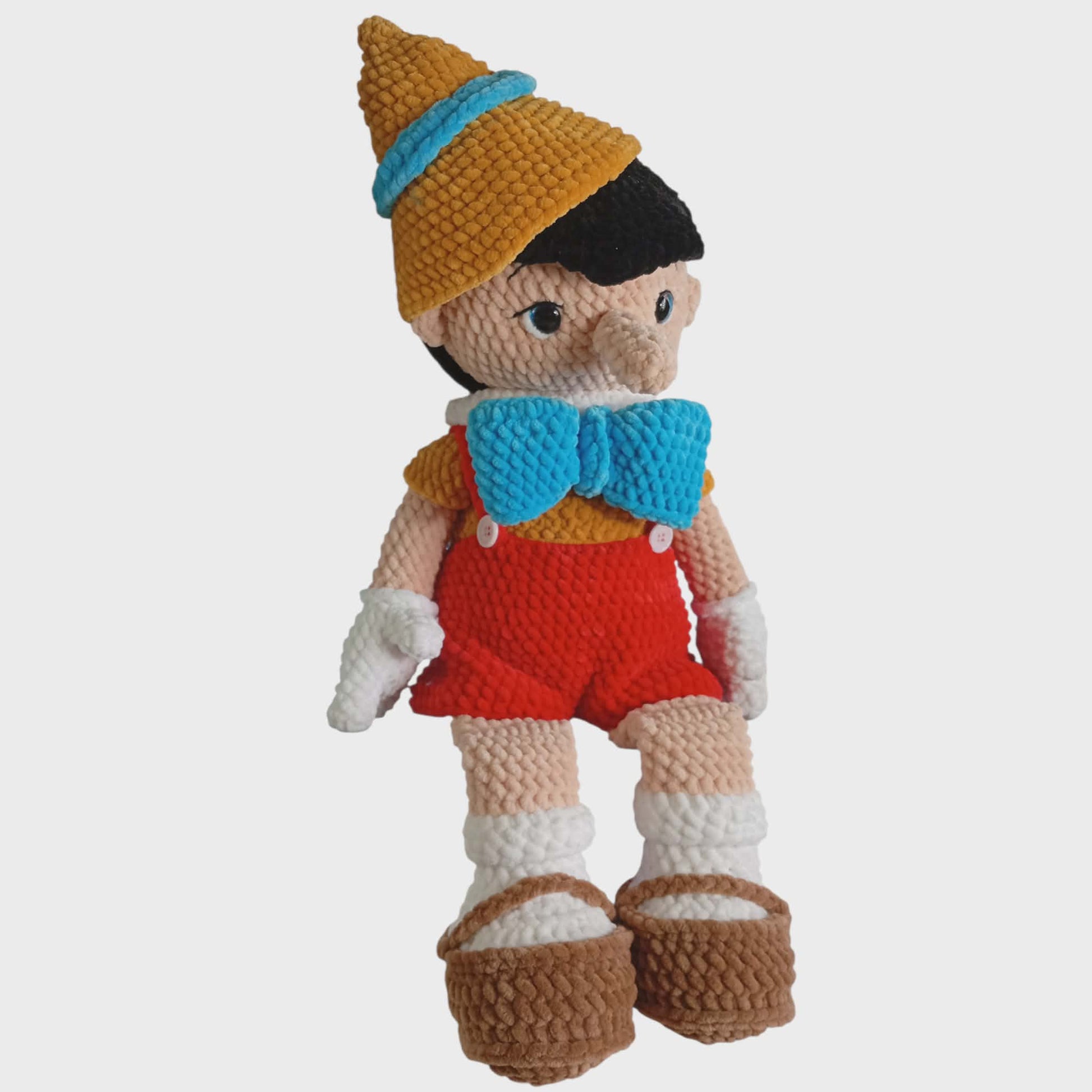 ✨ Ο Μεγάλος Πινόκιο 60εκ. | Συλλεκτική Χειροποίητη Δημιουργία | Happy Love Creation