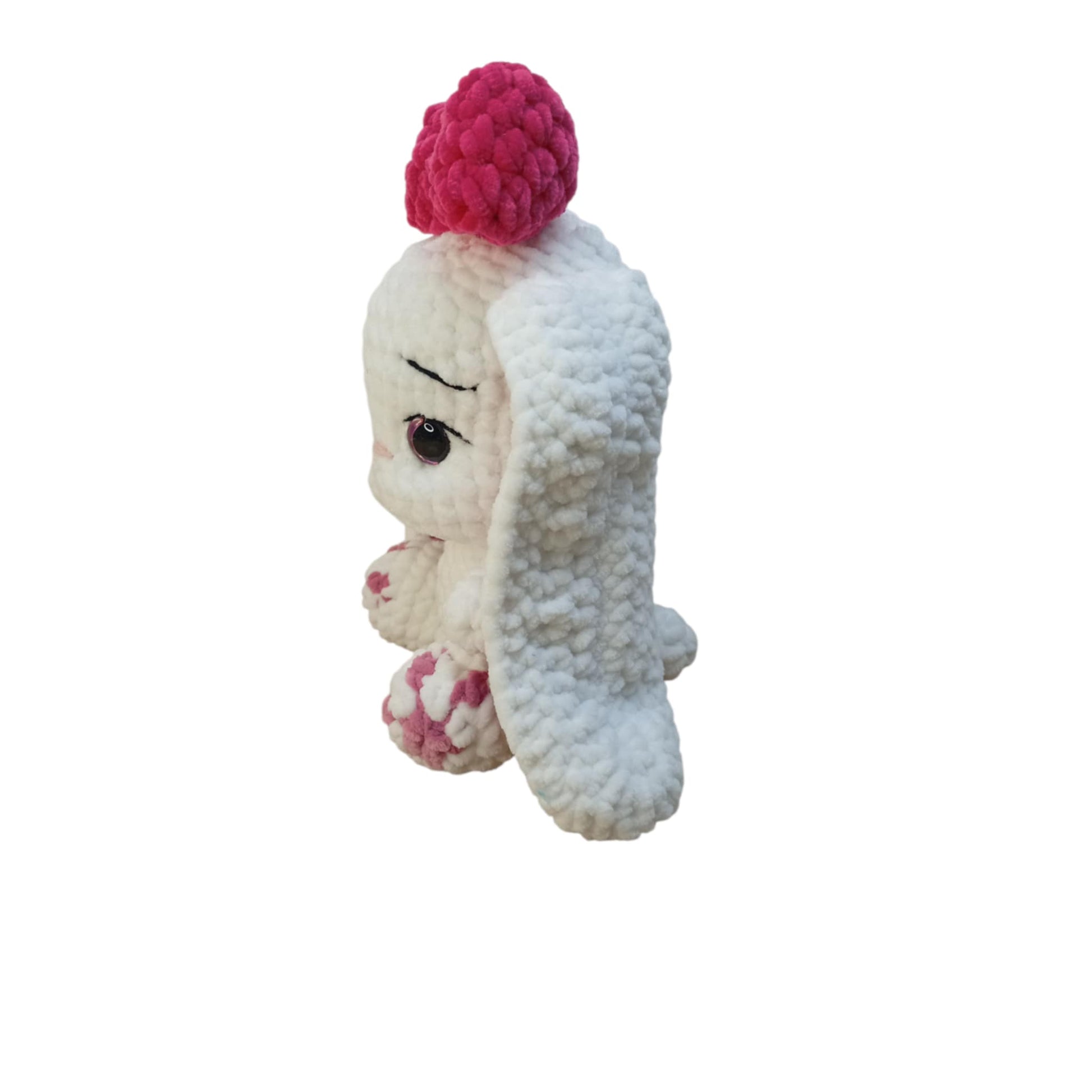 Μπέλα το Λαγουδάκι Amigurumi 29 εκ. | Χειροποίητο Πλεκτό Κουκλάκι Δώρου – Happy Love Creation