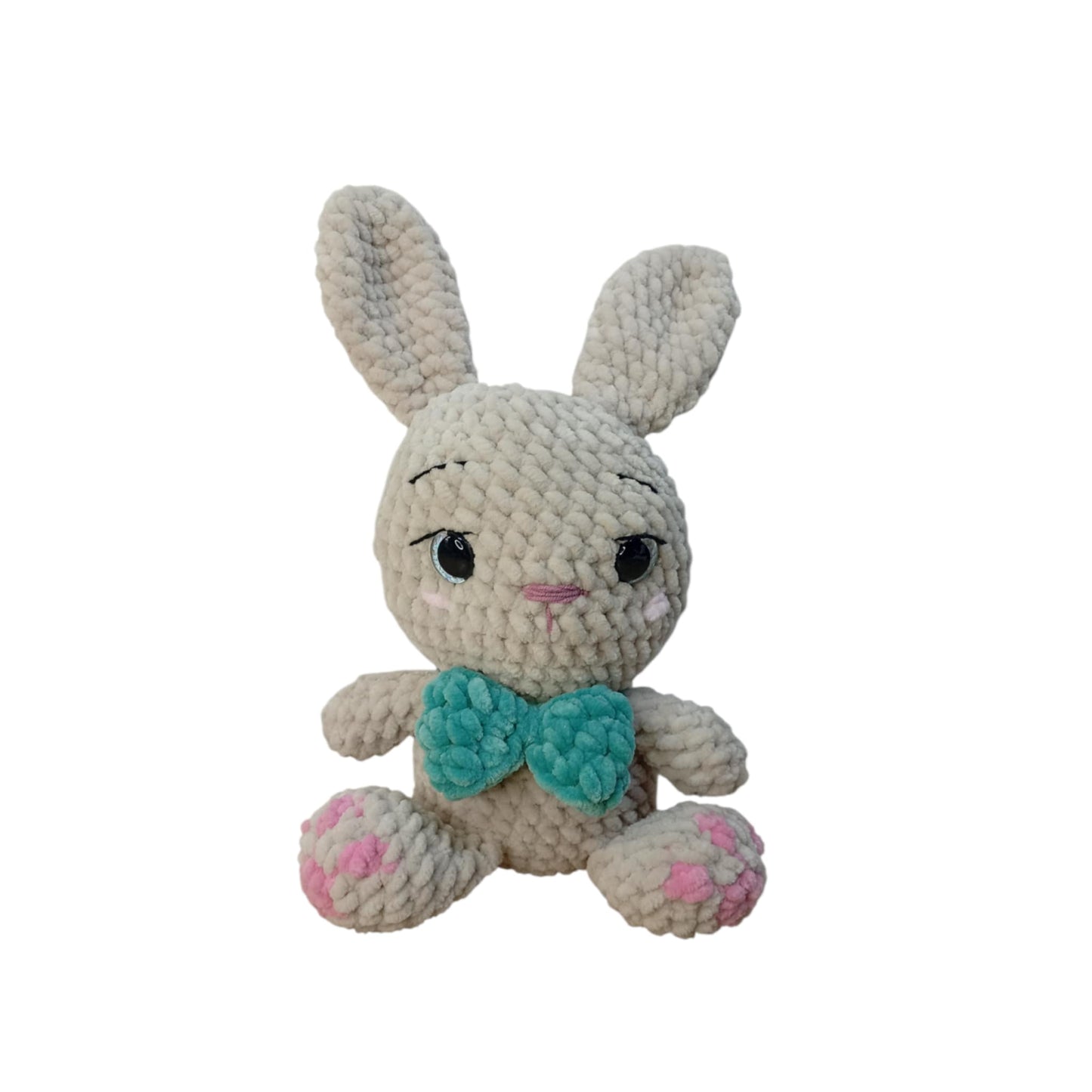 Λίο το Γλυκό Λαγουδάκι Amigurumi 30 εκ. | Χειροποίητο Πλεκτό Κουκλάκι – Happy Love Creation