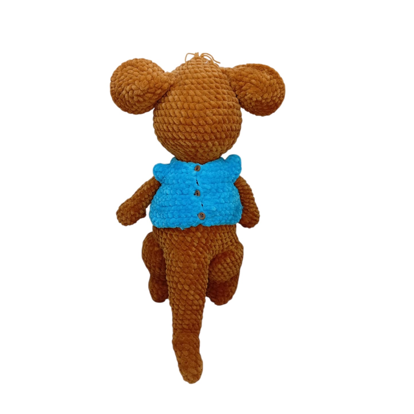 Μπρούνο το Πλεκτό Αρκουδάκι Amigurumi | Happy Love Creation