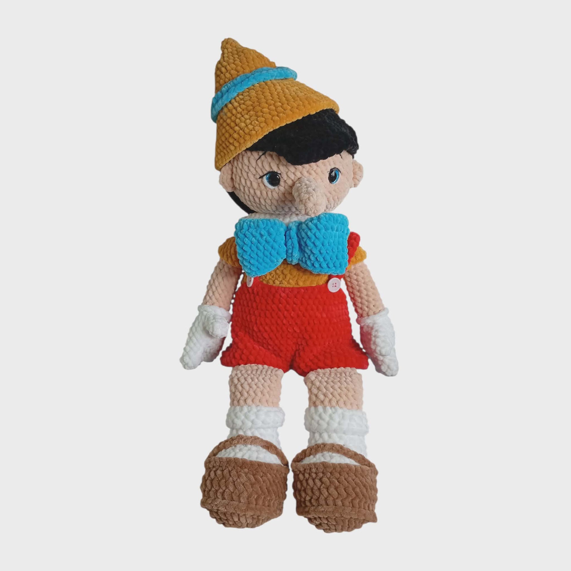 ✨ Ο Μεγάλος Πινόκιο 60εκ. | Συλλεκτική Χειροποίητη Δημιουργία | Happy Love Creation