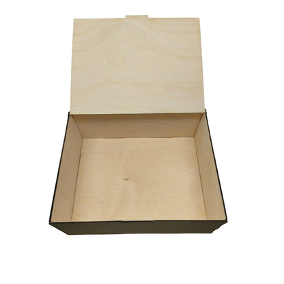 Προσωποποιημένο Memory Box με Αλεπουδίτσα και Μπαλόνια- Ξύλινο Κουτί Αναμνήσεων