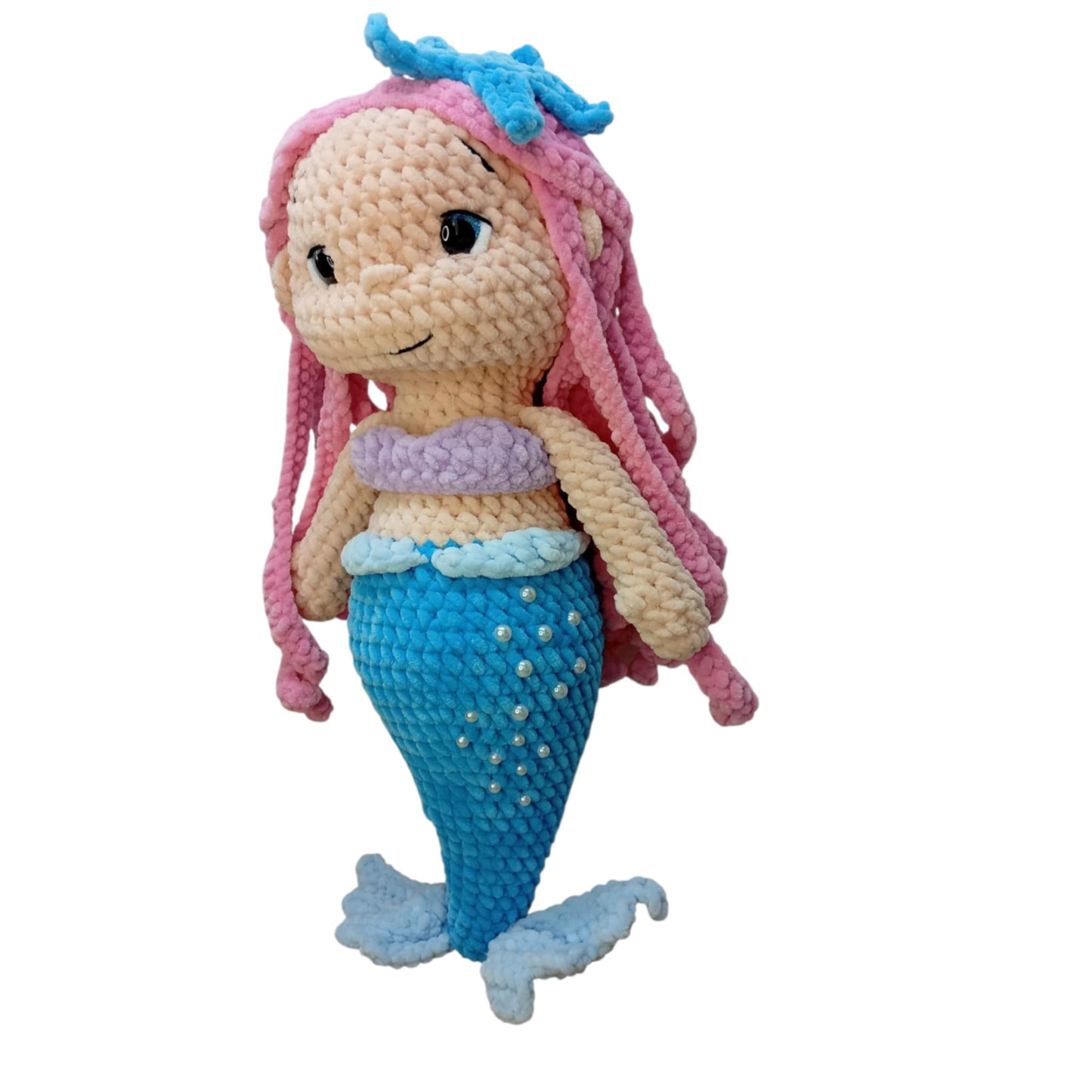 Μέλια η Πλεκτή Γοργονούλα Amigurumi – Χειροποίητη Κούκλα Αγκαλιάς | Happy Love Creation