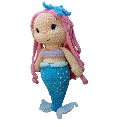 Μέλια η Πλεκτή Γοργονούλα Amigurumi – Χειροποίητη Κούκλα Αγκαλιάς | Happy Love Creation