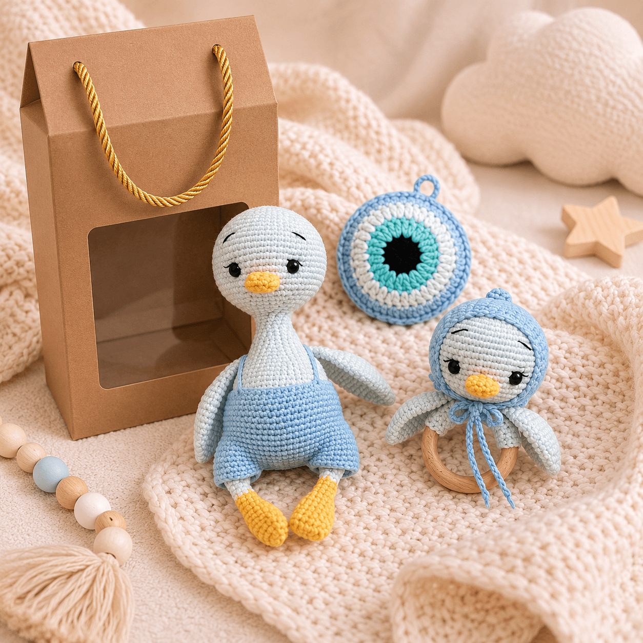 Little Duck Gift Set – Χειροποίητο Σετ Παπάκι