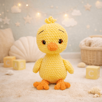 Κίκο το Πλεκτό Κοτοπουλάκι Amigurumi – Χειροποίητο Παιχνίδι Αγκαλιάς | Happy Love Creation