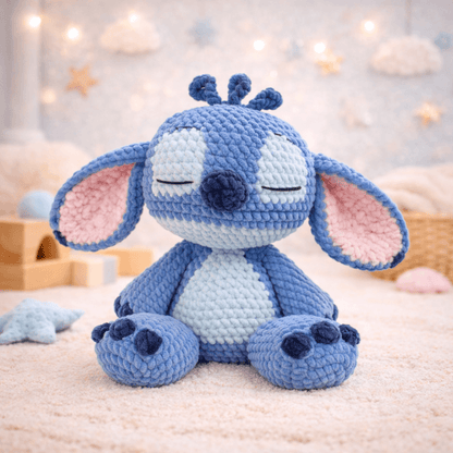 Μπλού ο Μικρός Μπλε Φίλος Amigurumi | Happy Love Creation