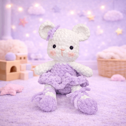 Λίλι η Πλεκτή Μπαλαρίνα Amigurumi | Happy Love Creation