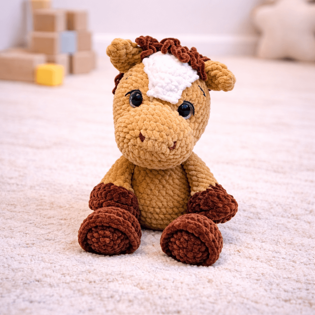 Ίρις το Γλυκό Αλογάκι Amigurumi 33εκ. | Happy Love Creation