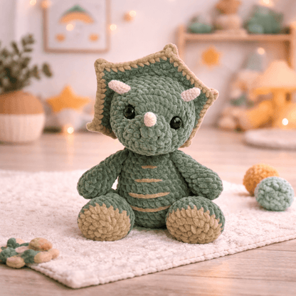 Τρίτωνας το Μικρό Δρακάκι Amigurumi 31εκ. | Happy Love Creation