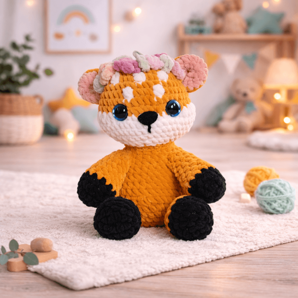 Νεφέλη το Μικρό Ελαφάκι Amigurumi 25εκ. | Happy Love Creation