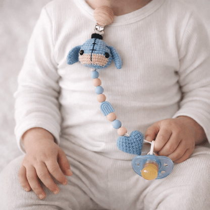 Χειροποίητο Κλιπ Πιπίλας με Γαϊδουράκι | Happy Love Creation