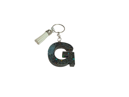 Χειροποίητο μπρελόκ μονόγραμμα από ρητίνη μονόγραμμα-Happy Love Creation