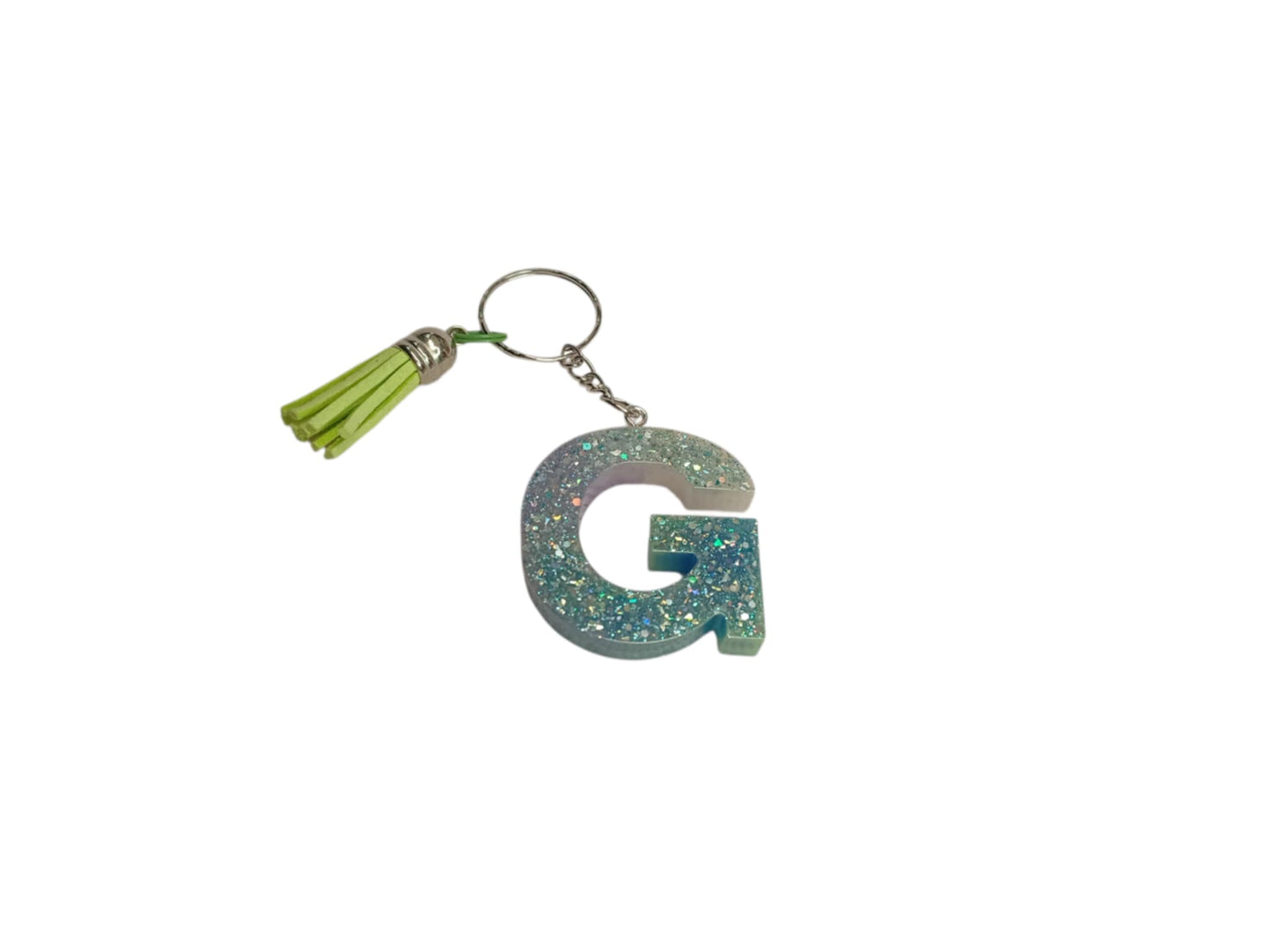 Χειροποίητο μπρελόκ μονόγραμμα από ρητίνη μονόγραμμα-Happy Love Creation