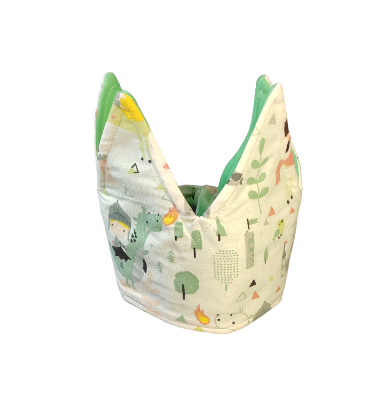 Χειροποίητη κορώνα υφασμάτινη για το κεφάλι Πριγκίπισσα και ιππότης-Happy Love Creation