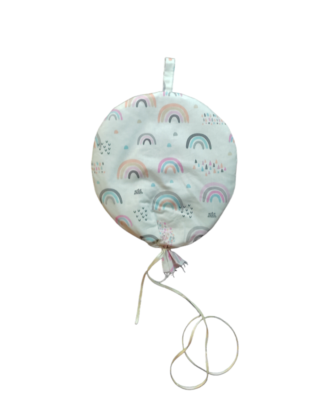 Χειροποίητο υφασμάτινο μπαλόνι με ουράνιο τόξο | Happy Love Creation