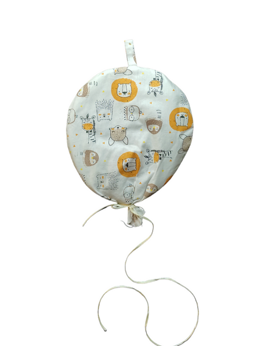 Χειροποίητο υφασμάτινο μπαλόνι με ζώα του δάσους | Happy Love Creation