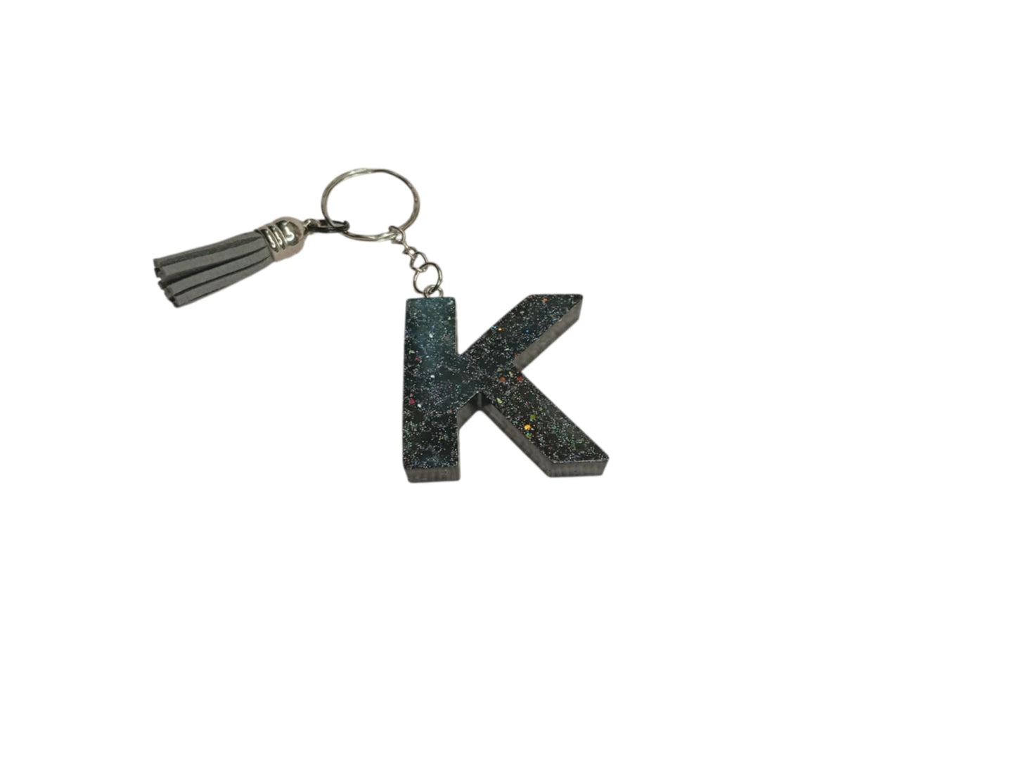 Κ-Χειροποίητο μπρελόκ μονόγραμμα από ρητίνη μονόγραμμα-Happy Love Creation