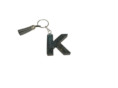 Κ-Χειροποίητο μπρελόκ μονόγραμμα από ρητίνη μονόγραμμα-Happy Love Creation