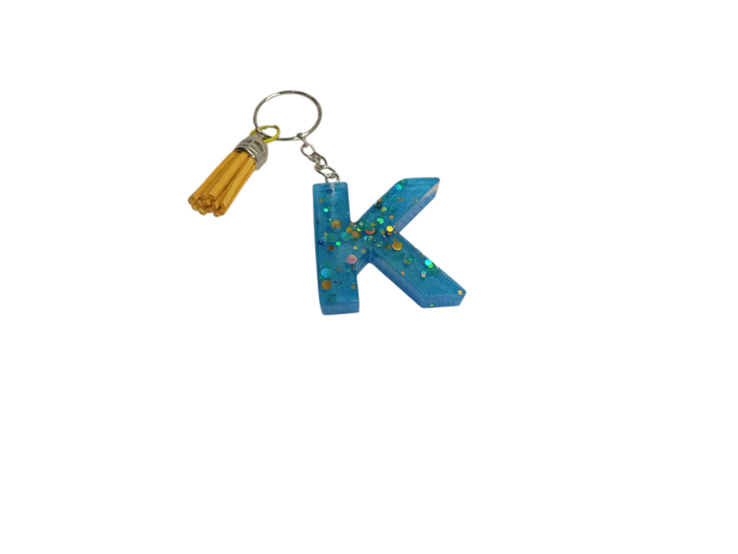 Χειροποίητο μπρελόκ μονόγραμμα από ρητίνη μονόγραμμα-Happy Love Creation