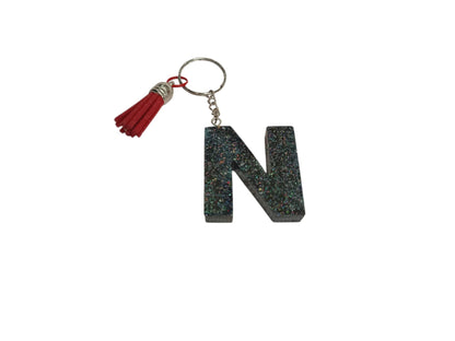 Χειροποίητο μπρελόκ μονόγραμμα από ρητίνη μονόγραμμα-Happy Love Creation