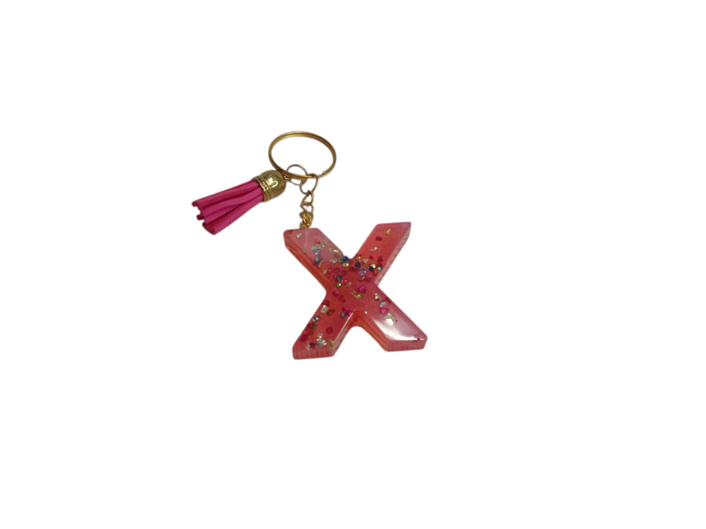 Χειροποίητο μπρελόκ μονόγραμμα από ρητίνη μονόγραμμα-Happy Love Creation