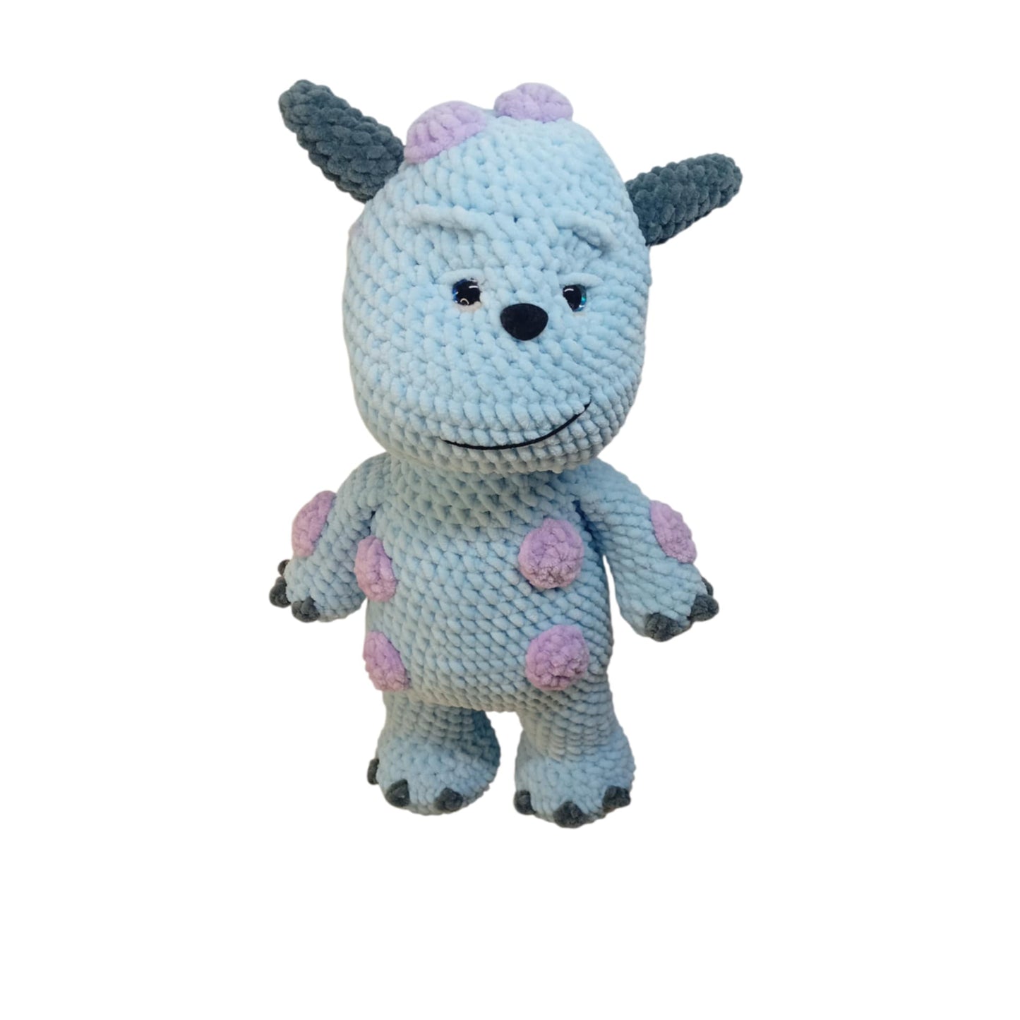 Ντίνο το Πλεκτό Δεινοσαυράκι Amigurumi | Happy Love Creation