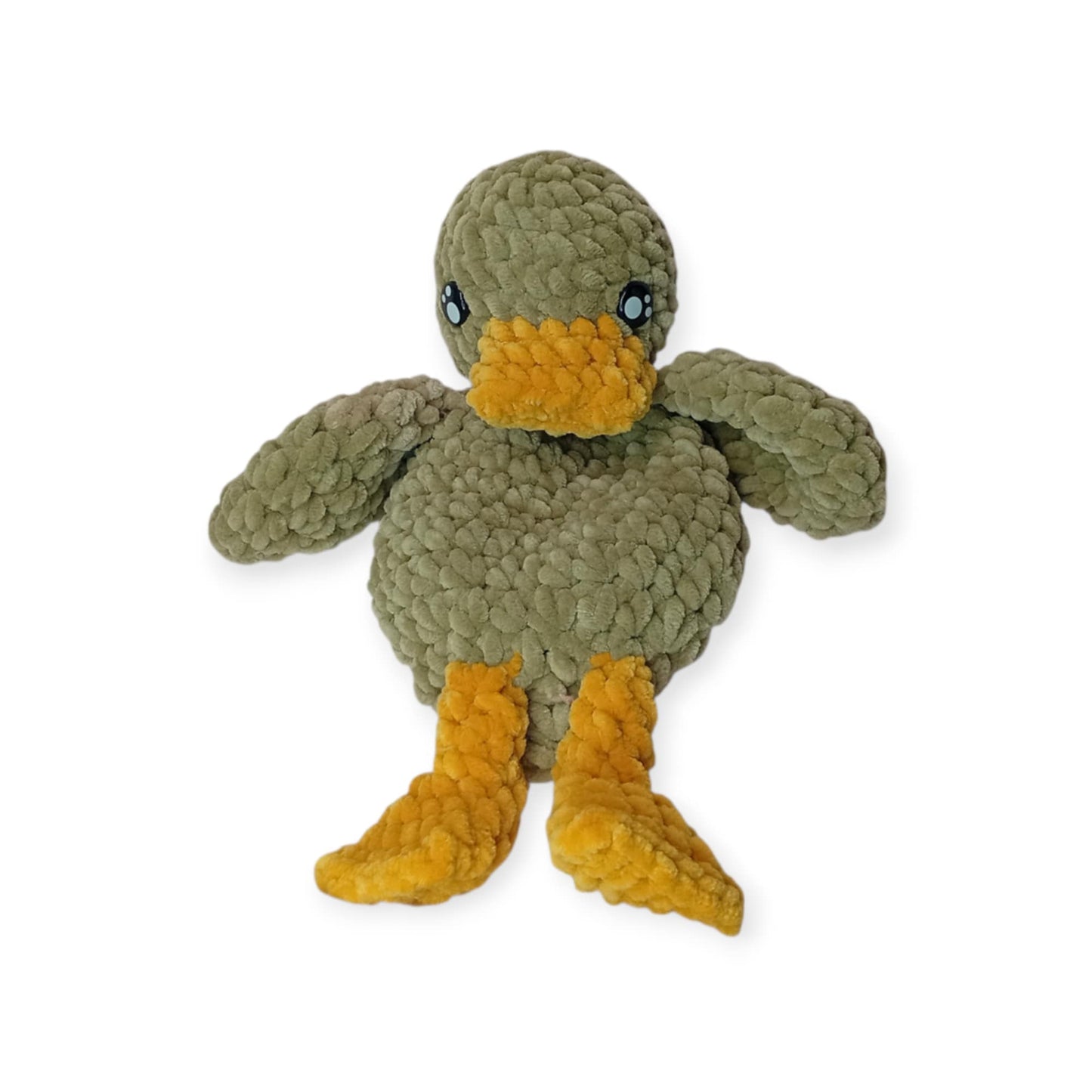 Χειροποίητη Πλεκτή Χήνα “Αγκαλίτσα Νάνι” καφέ – 29 εκ.-Happy Love Creation