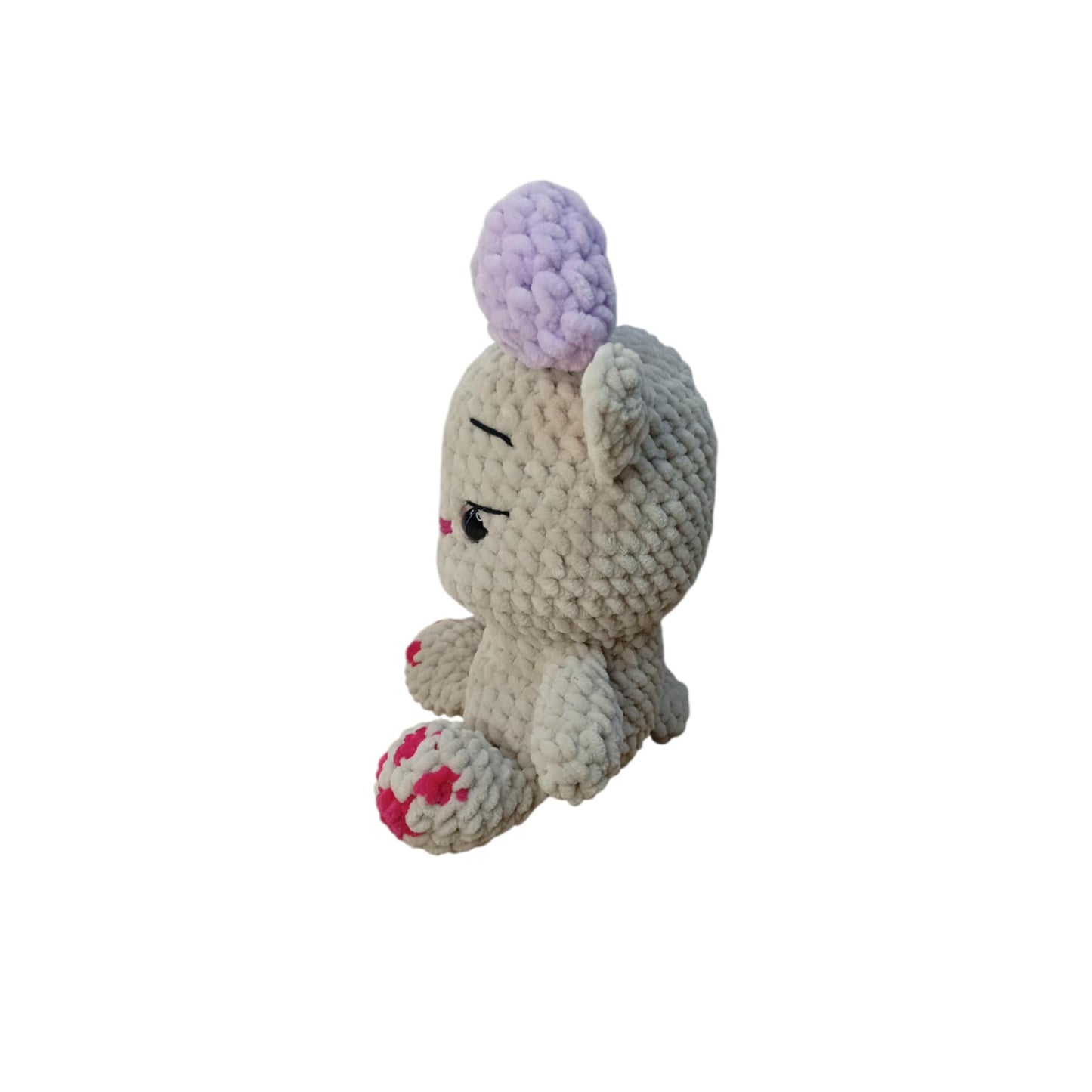 Μία η Πλεκτή Γατούλα με Φιόγκο Amigurumi | Happy Love Creation