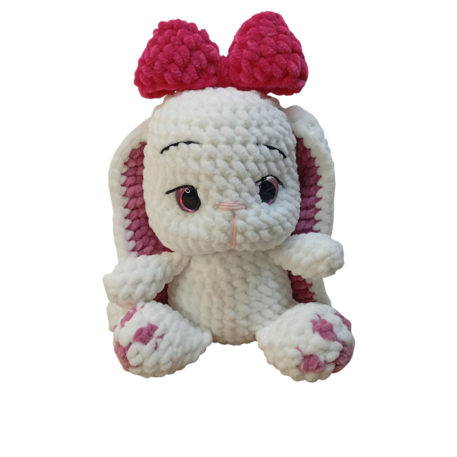 Μπέλα το Λαγουδάκι Amigurumi 29 εκ. | Χειροποίητο Πλεκτό Κουκλάκι Δώρου – Happy Love Creation