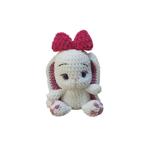Μπέλα το Λαγουδάκι Amigurumi 29 εκ. | Χειροποίητο Πλεκτό Κουκλάκι Δώρου – Happy Love Creation