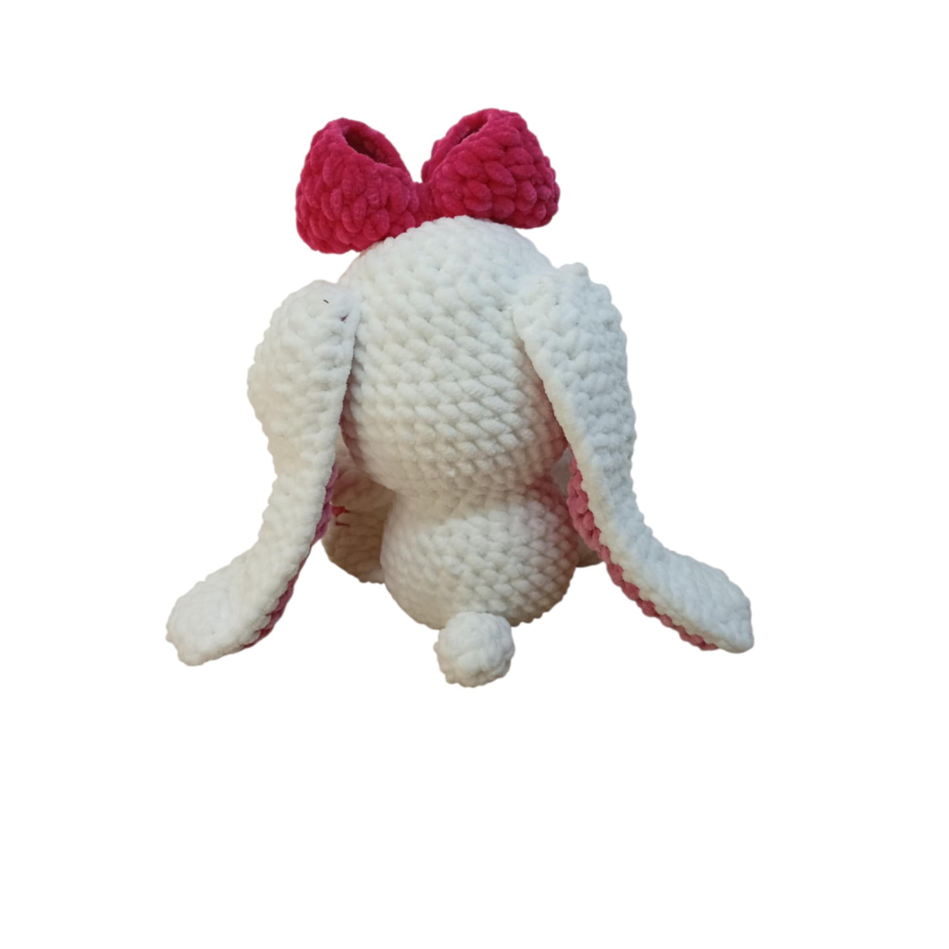 Μπέλα το Λαγουδάκι Amigurumi 29 εκ. | Χειροποίητο Πλεκτό Κουκλάκι Δώρου – Happy Love Creation