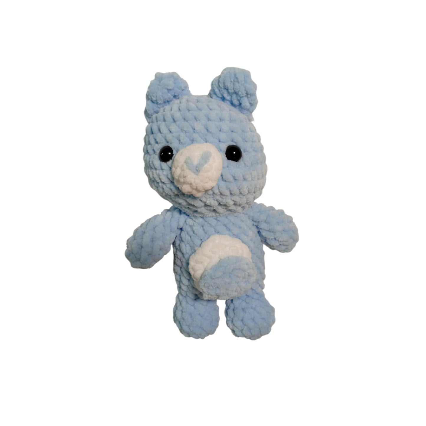 Συννεφούλης το Μπλε Αρκουδάκι Amigurumi 23εκ. | Happy Love Creation