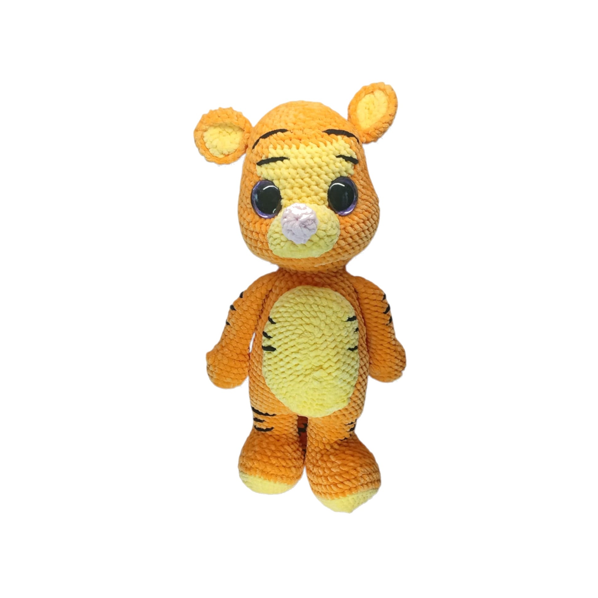Τίγρης ο Μεγάλος Χαρούμενος Φίλος Amigurumi 50εκ. | Happy Love Creation