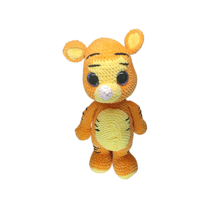Τίγρης ο Μεγάλος Χαρούμενος Φίλος Amigurumi 50εκ. | Happy Love Creation