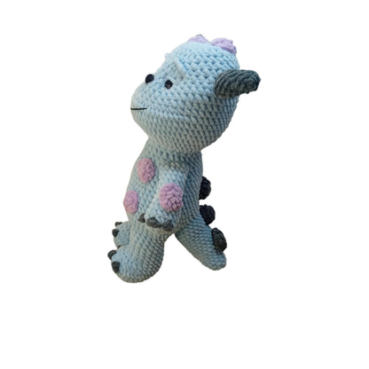 Ντίνο το Πλεκτό Δεινοσαυράκι Amigurumi | Happy Love Creation