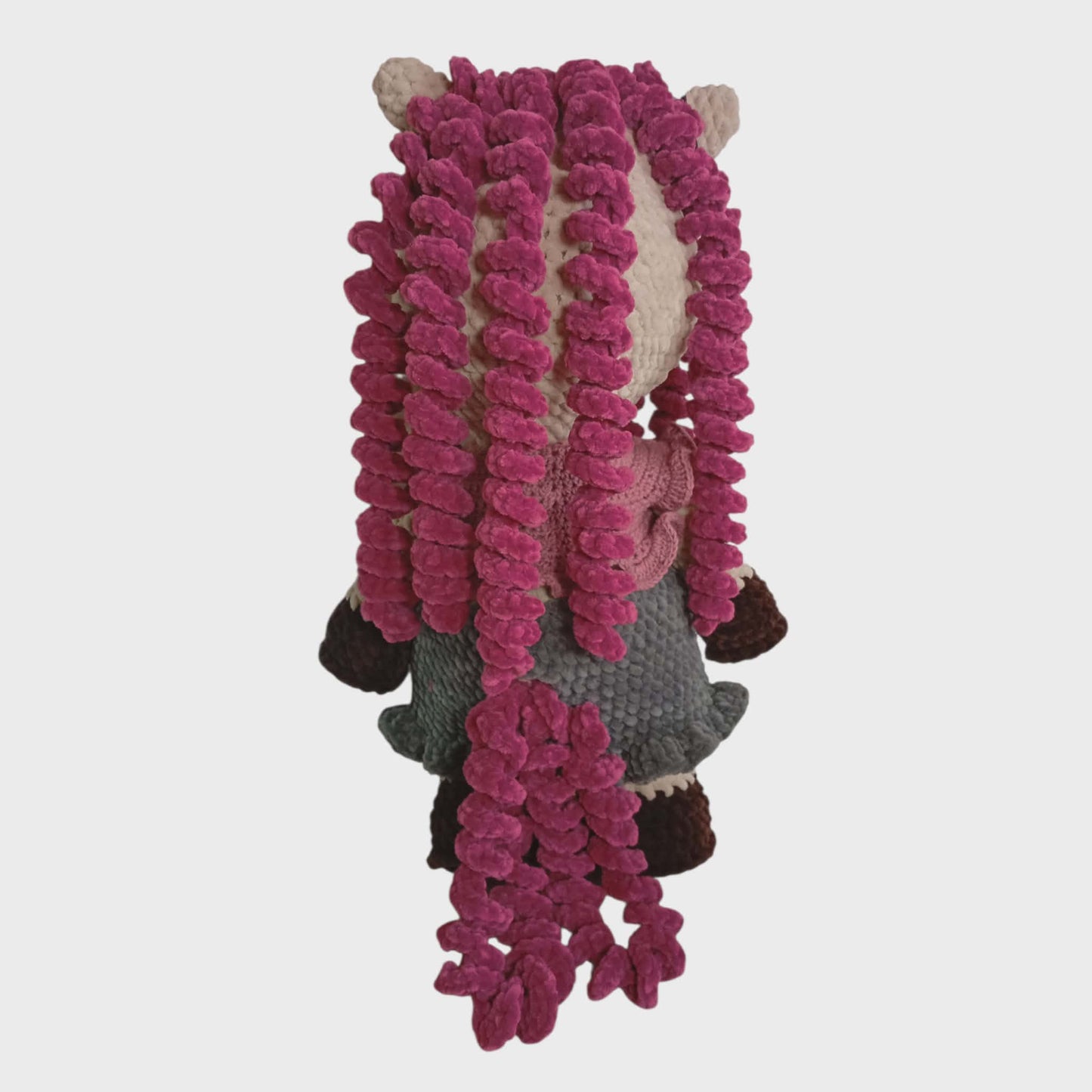 Νεφέλη – Χειροποίητο Πλεκτό Αλογάκι Αγκαλιάς 50εκ | Happy Love Creation