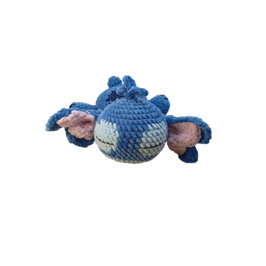 Μπλού ο Κοιμισμένος Μικρός Μπλε Φίλος Amigurumi | Happy Love Creation