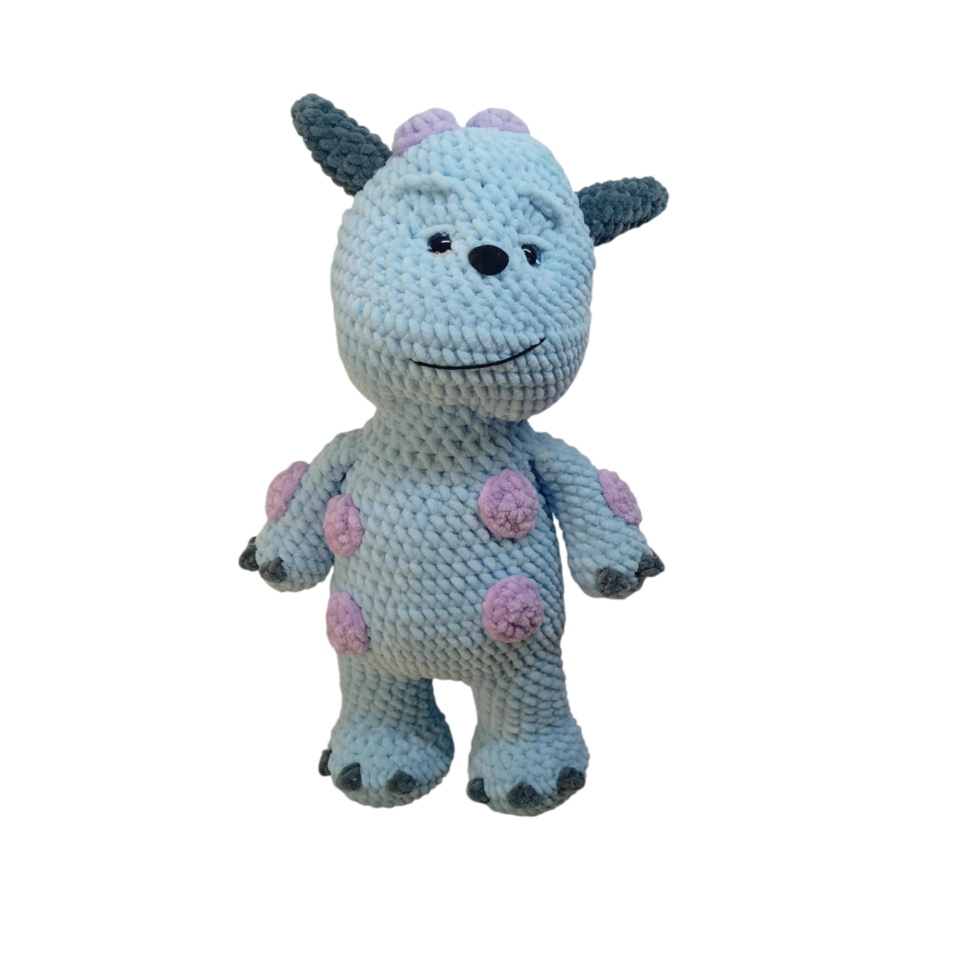 Ντίνο το Πλεκτό Δεινοσαυράκι Amigurumi | Happy Love Creation